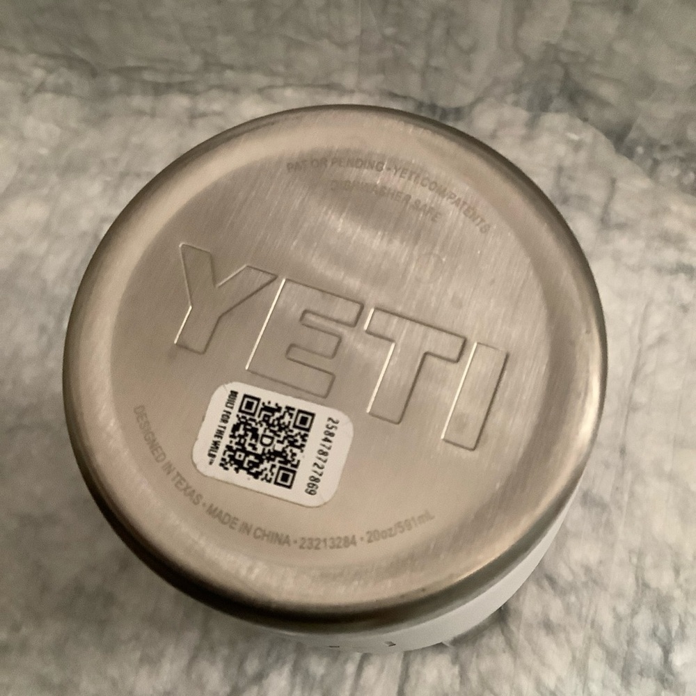 Yeti Rambler White 20oz Cup Tumbler Laser Engraved Artwork NEW​​​​​ - Picture 5 of 9